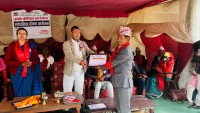 हुम्लाको चंखेली गाउँपालिका पुर्ण खोप सुनिश्चितता पालिका घोषणा