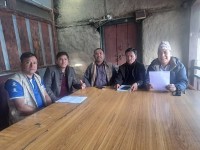 बर्तमान परिस्थितिमा संविधान र संसदीय प्रक्रिया भित्रबाट समाधान खोज्न हुम्लाका दलहरुको सामुहिक आग्रह ।