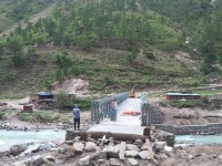 हुम्ला–मुगु लिंक रोडः लोती खोला बेलिब्रिजको उद्धघाटन १३ गते हुँने ।