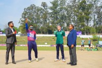 नेपाल ए टिम र आयरल्यान्ड उल्भ्ससँग  एक दिवसीय खेल खेल्दै