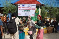 छाउपडि अन्त्यका लागि सडक नाटक पर्दशन ।