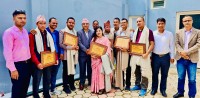 कर्णाली प्रदेशद्धारा सात पत्रकारलाई पुरस्कृत ।