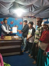 सहिद परिवार समाज हुम्लाले जिल्लाका सबै स्थानीय तहमा ज्ञापन पत्र बुझायो ।