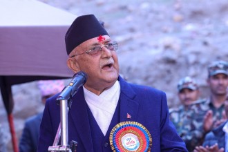प्रधानमन्त्री ओलीबाट कर्णाली कोरिडोर-चुवाखोला बेलीब्रिजको उद्घाटन