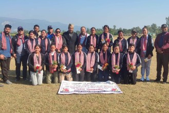 टी-२० राष्ट्रिय क्रिकेट प्रतियोगिता खेल्न सुदूरपश्चिमको महिला टोली काठमाडौँ प्रस्थान