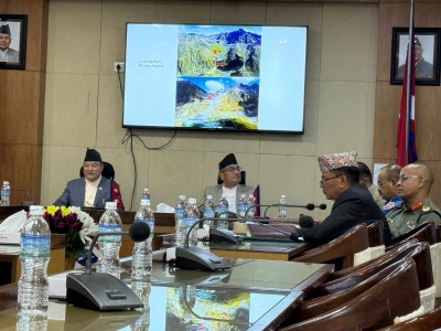 हुम्लाको बाढी पहिरो प्रभावित क्षेत्रमा तत्काल राहत उपलब्ध गराउन गृहमन्त्रीको निर्देशन