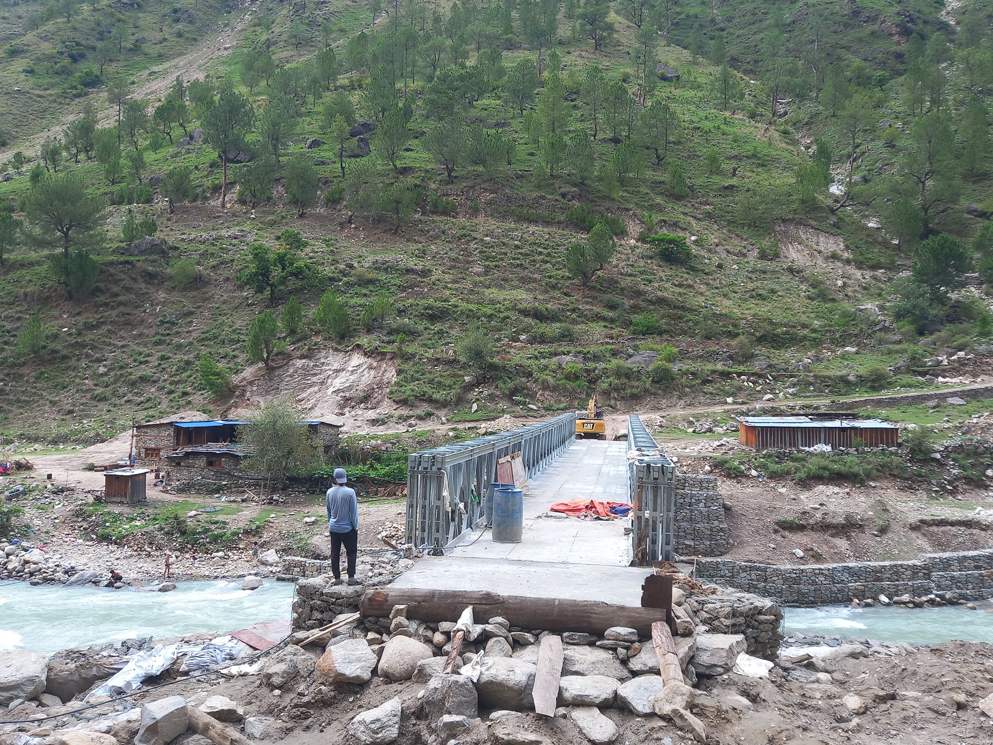 हुम्ला–मुगु लिंक रोडः लोती खोला बेलिब्रिजको उद्धघाटन १३ गते हुँने ।