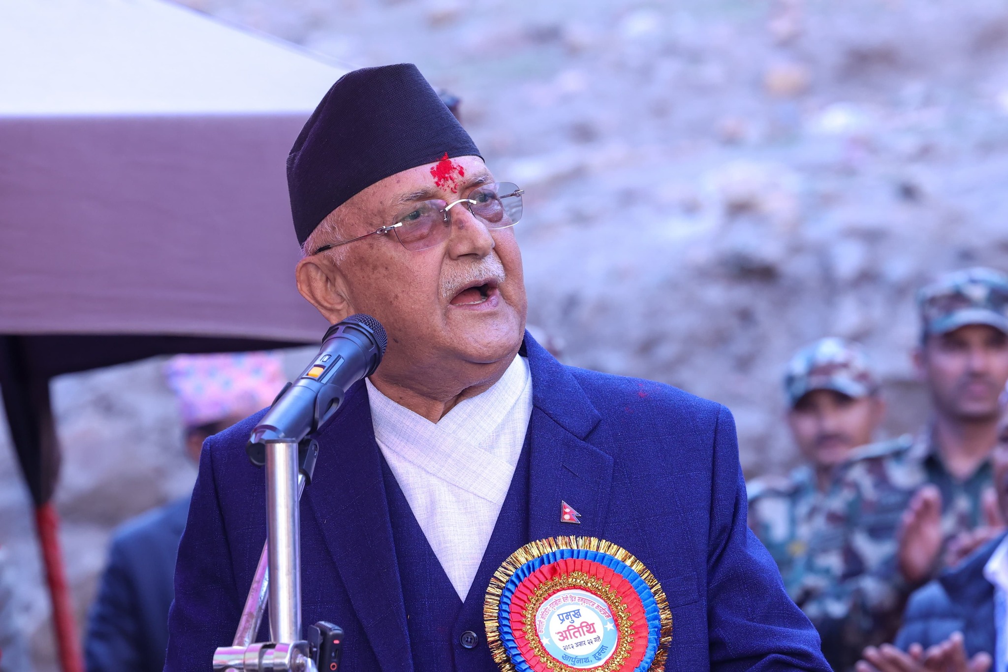 प्रधानमन्त्री ओलीबाट कर्णाली कोरिडोर-चुवाखोला बेलीब्रिजको उद्घाटन